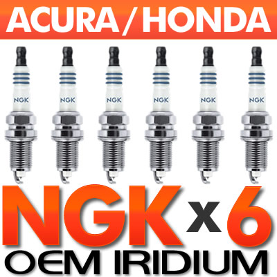 6 Acura Honda V6 Accord MDX TL RL C NGK Laser Iridium Spark Plugs IZFR6K11 6994