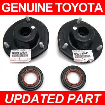 Genuine Toyota Strut Mounts KYB Bearings Front Left Right Set Updated Part